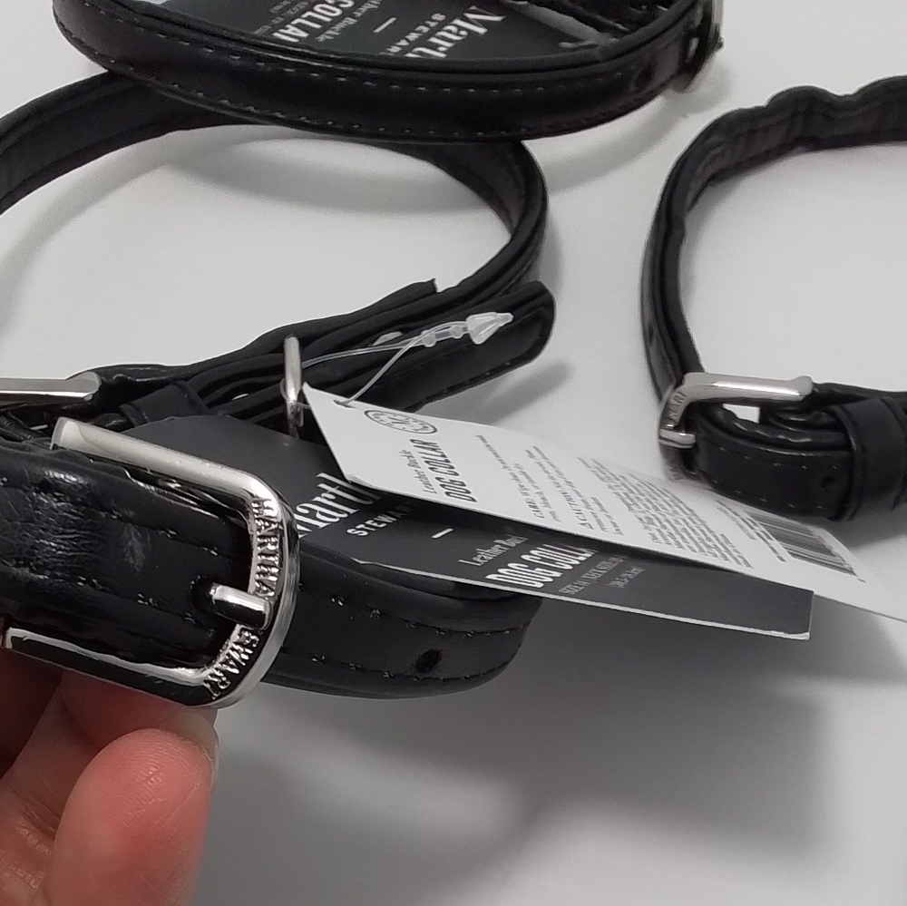 Martha Stewart Black Dog Collar NWT - Picture 9 of 11
